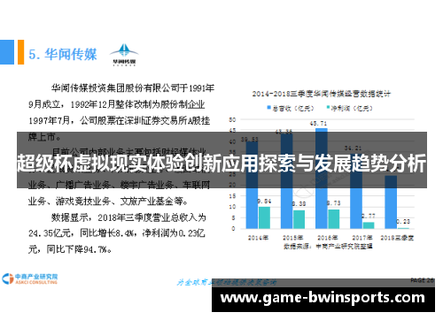 超级杯虚拟现实体验创新应用探索与发展趋势分析